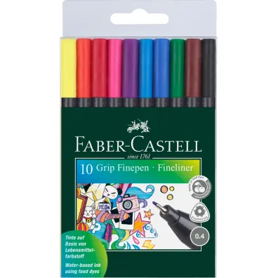 Faber-Castell Cienkopisy Grip 10 szt.