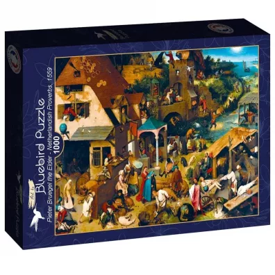 Puzzle 1000 el. Przys�owa, Brueghel 1559 Bluebird Puzzle