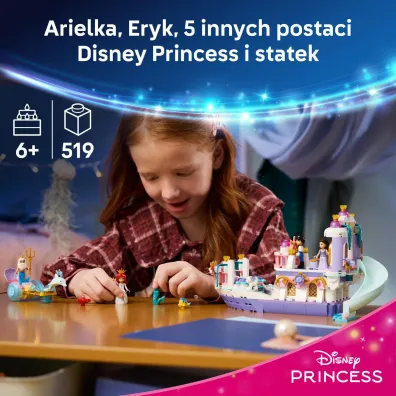 LEGO Disney Princess Kr�lewska ��d� weselna Arielki 43299