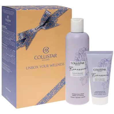 Collistar Zestaw Unbox Your Wellness Kremowe mleczko pod prysznic + Mas�o do cia�a 250 ml + 50 ml