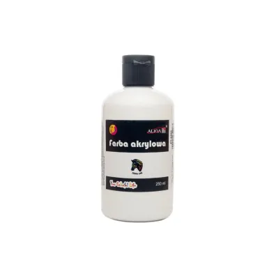 Aliga Farba akrylowa bia�a 250ml