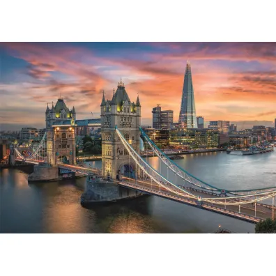 Puzzle 1500 el. Compact London twilight Clementoni