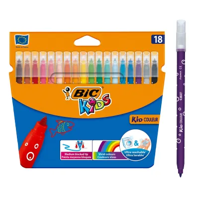 Bic Flamastry Kids Couleur 18 kolor�w 18 szt.