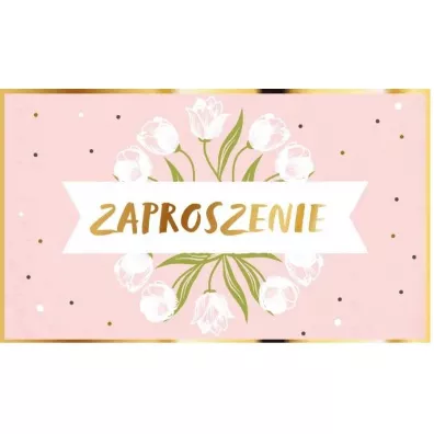 Armin Style Zaproszenie Urodziny 10 szt.