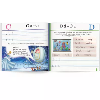 Disney uczy. Przygoda z czytaniem. Elementarz. �wiczenia PCC-9304