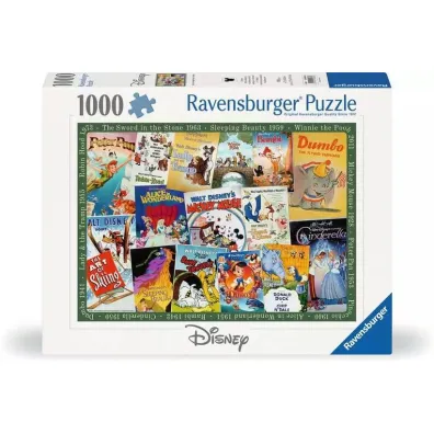 Puzzle 1000 el. Filmowe Plakaty Disneya Ravensburger