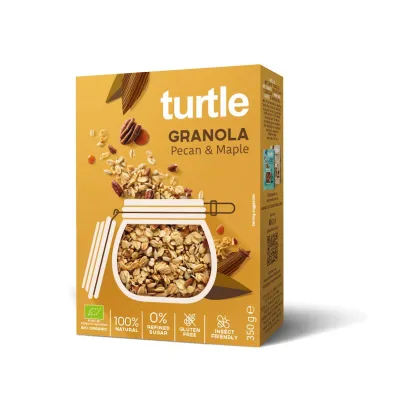 Turtle Granola orzechy pekan - syrop klonowy 350 g Bio