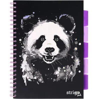Strigo Ko�ozeszyt Pads A4 Panda kratka 100 kartek