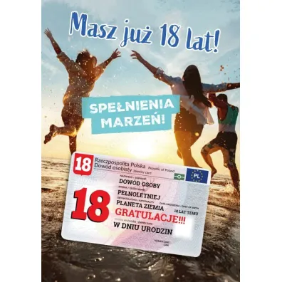 Armin Style KARNET URODZINY 18 B6 Z KOP AS GIFT M-180 FOL