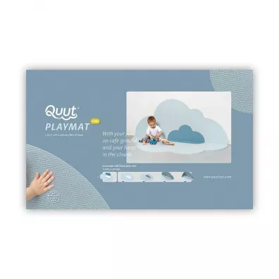 Quut Mata do zabawy piankowa pod�ogowa du�a Chmurka Playmat Dusty Blue