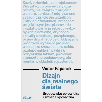 Dizajn dla realnego �wiata. �rodowisko cz�owieka i zmiana spo�eczna - Victor Papanek