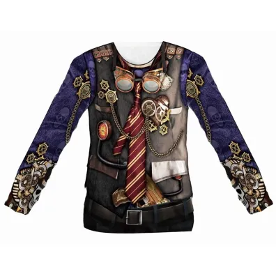 Koszulka z nadrukiem Steampunk Man rozm. L