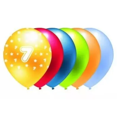 GoParty Balon metalik 7 mix kolor�w 5 szt.
