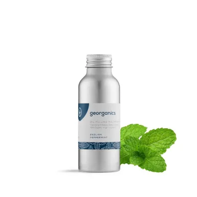 Georganics Olej do p�ukania ust, English Peppermint 100 ml