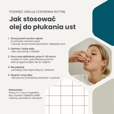 Georganics Olej do p�ukania ust, English Peppermint 100 ml