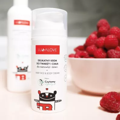 LullaLove Delikatny krem do twarzy i cia�a dla dzieci 100 ml
