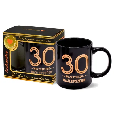 Kukartka Kubek Premium Urodziny 30