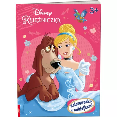 Disney Ksi�niczka. Kolorowanka z naklejkami