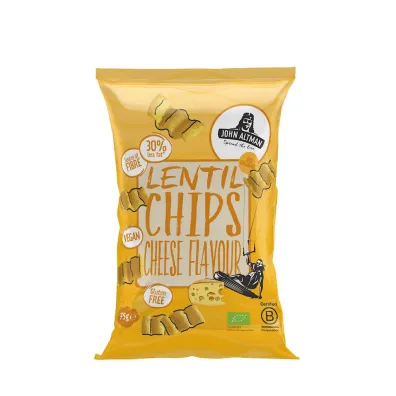 John Altman Chipsy z soczewicy o smaku serowym wega�skie 75 g Bio