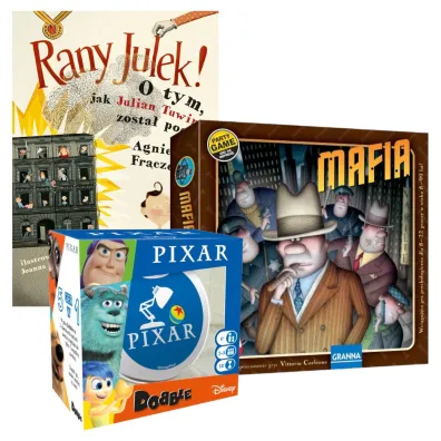 Pakiet: Rany Julek! O tym, jak Julian Tuwim zosta� poet�, Mafia, Dobble Pixar