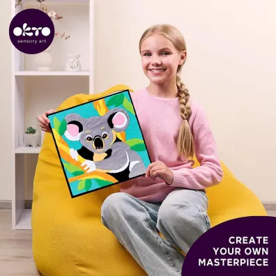 Okto Zestaw do modelowania z masy plastycznej po numerach Koala 29x29 cm