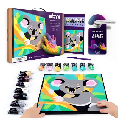 Okto Zestaw do modelowania z masy plastycznej po numerach Koala 29x29 cm