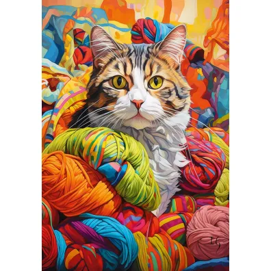 Puzzle 500 el. Feline Whimsy CherryPazzi
