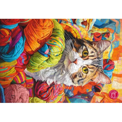 Puzzle 500 el. Feline Whimsy CherryPazzi