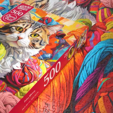 Puzzle 500 el. Feline Whimsy CherryPazzi