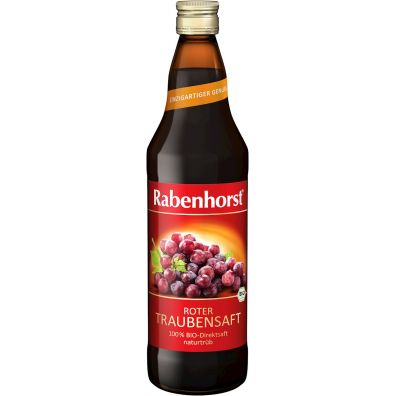Rabenhorst Sok z czerwonych winogron NFC 750 ml Bio