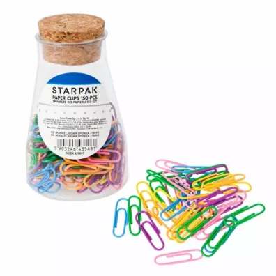 Starpak Spinacze kolorowe 150 szt.