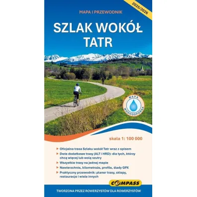 Mapa turystyczna - Szlak Wok� Tatr laminowana