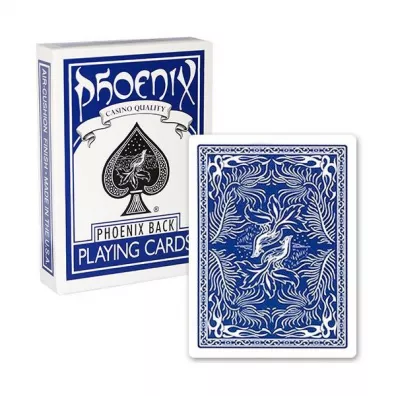 Phoenix Casino, karty do gry, kolor niebieski