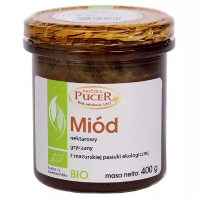 Pasieka Pucer Mi�d nektarowy gryczany 400 g Bio