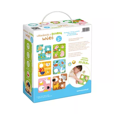 Puzzle CzuCzu Uk�adanki z dziurk�. Wie� Bright Junior Media