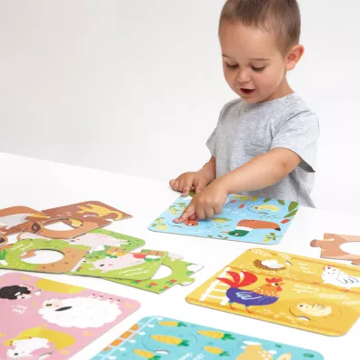 Puzzle CzuCzu Uk�adanki z dziurk�. Wie� Bright Junior Media