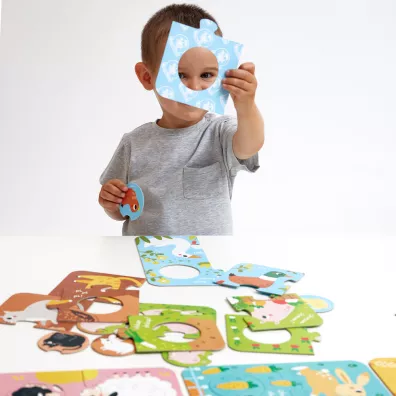Puzzle CzuCzu Uk�adanki z dziurk�. Wie� Bright Junior Media