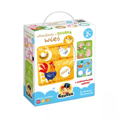 Puzzle CzuCzu Uk�adanki z dziurk�. Wie� Bright Junior Media