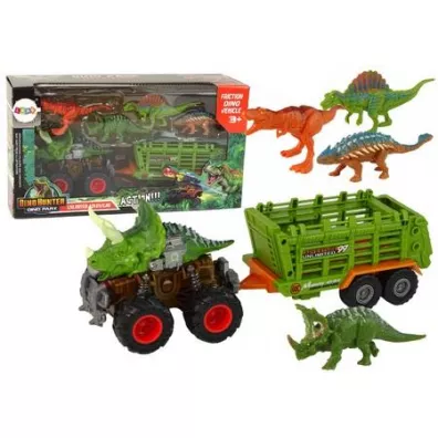 Pojazd z motywem dinozaura przyczepa