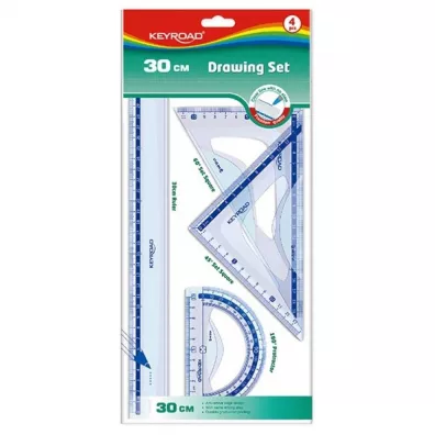 Keyroad Zestaw geometryczny z linijk� 30cm