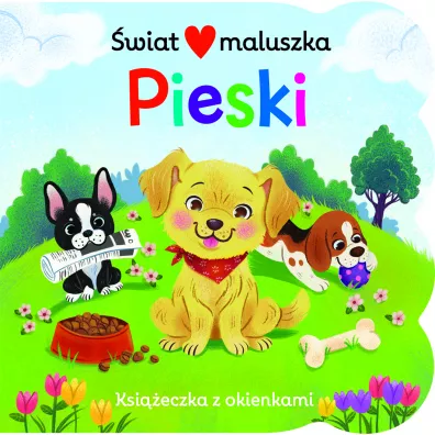 �wiat maluszka. Pieski. Ksi��eczka z okienkami - Jessica  Gibson Ilustr