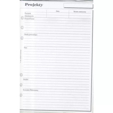 Antra Wk�ad do organizera A5 Projekty