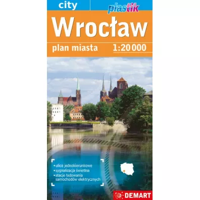 Wrocaw - plan miasta plastik 1:20 000