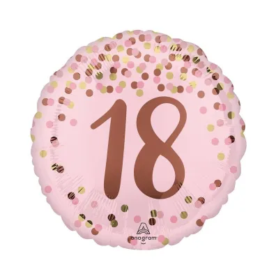 Anagram Balon foliowy Pretty pink 18th Birthday 46cm