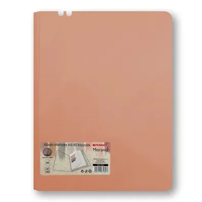 Penmate Album ofertowy A4 40 koszulek Morandi r�owy