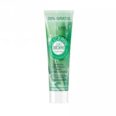 Eveline Cosmetics Glicerynowy skoncentrowany krem do r�k i paznokci Bio Aloes & Mas�o Karite 125 ml