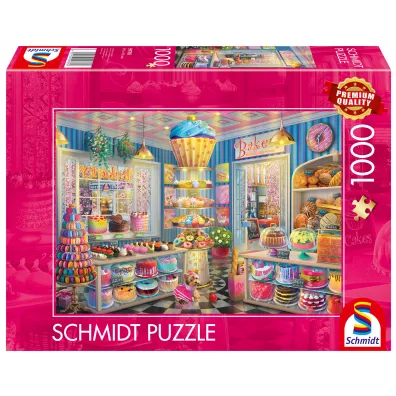 Puzzle 1000 el. PQ Kolorowa cukiernia Schmidt