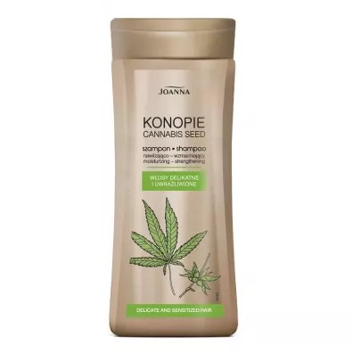 Joanna Konopie szampon nawil�aj�co-wzmacniaj�cy do w�os�w delikatnych i uwra�liwionych 200 ml