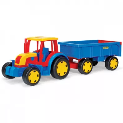Gigant Traktor z przyczepk Wader