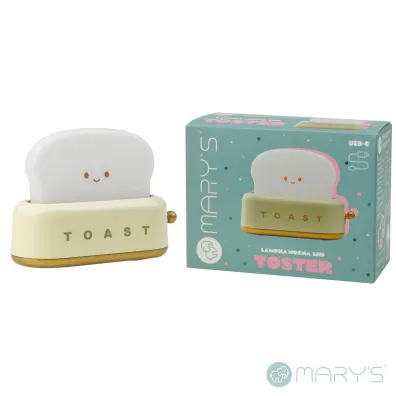 Marys Lampka nocna LED - Toster ��ty